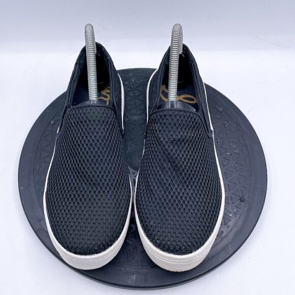 Sam Edelman Women’s Mesh Upper Lacey Slip-on Platform Sneakers in Black size 8 - Picture 9 of 9